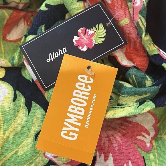NWT $75 Gymboree Tropical Flutter Linen Dress Adult Women's XXL Aloha Tidal - Picture 10 of 16